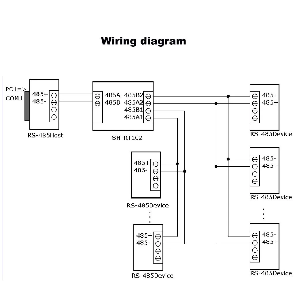 DSD TECH RS485 SH-RT102 répéteur 2 canaux