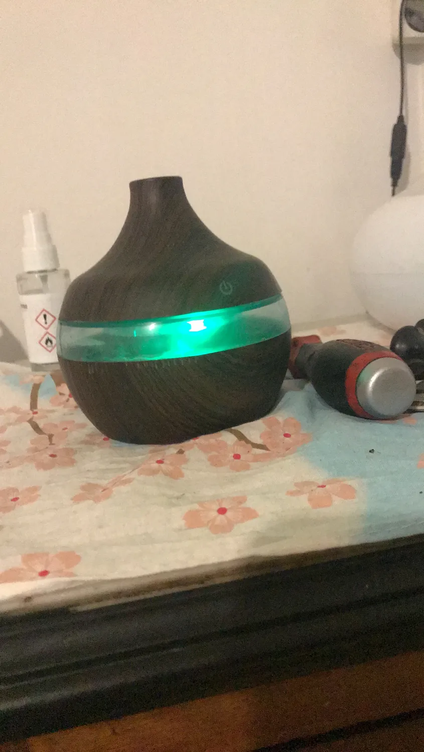 Garosa humidificateur ultrasonique 300 ml à brume froide, 7 LED