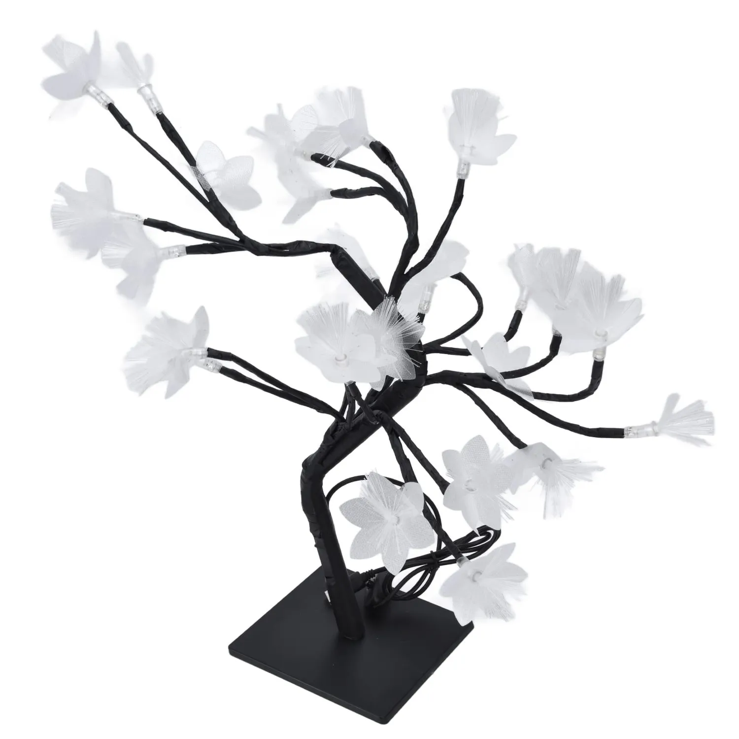 Garosa Bonsaï LED 24 lumières USB blanc chaud 36 cm