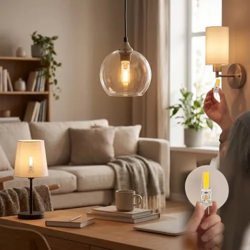 Garosa ampoules LED G4 6 W blanc chaud lot de 6 360°