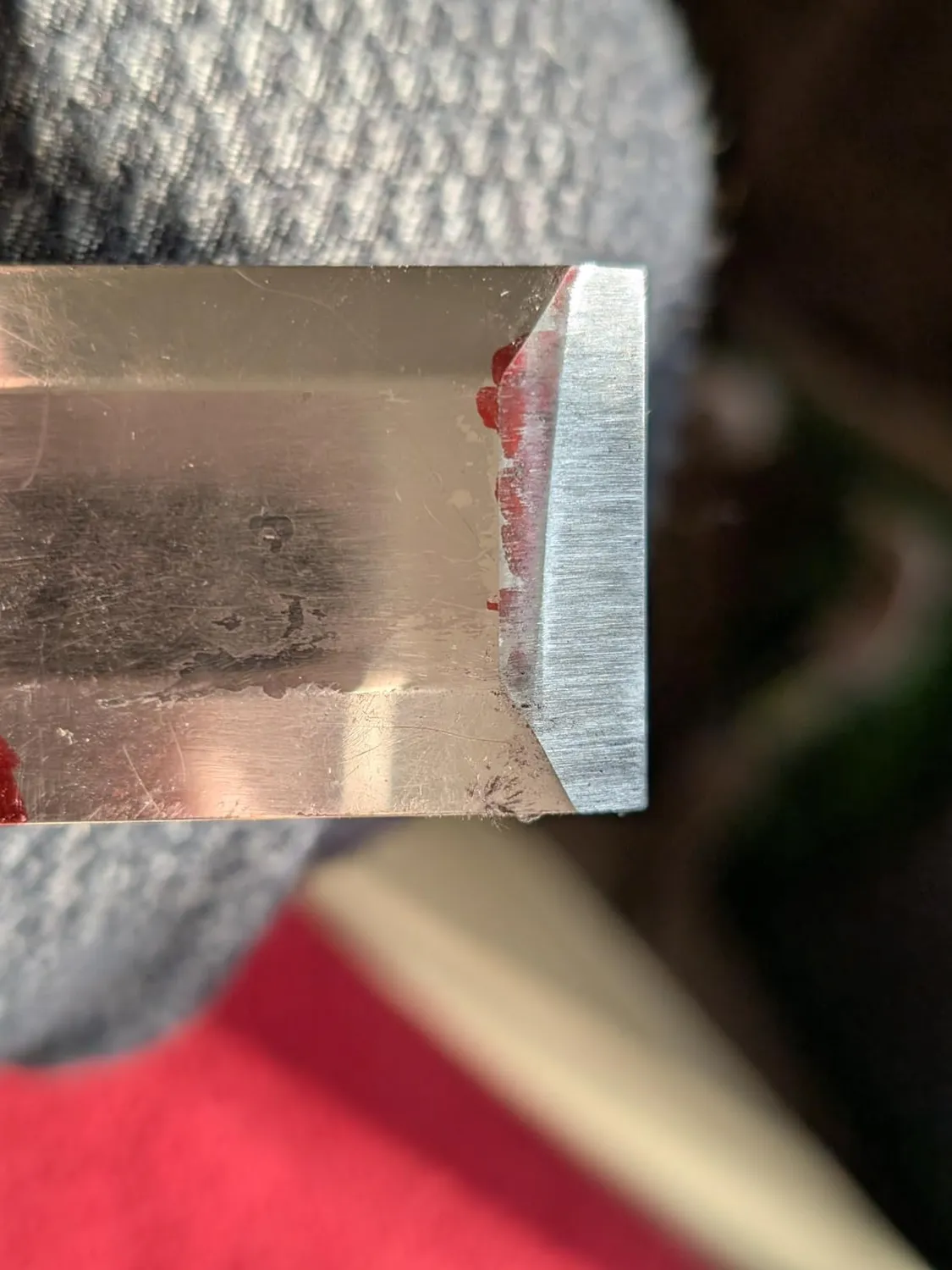 Garosa guide d'affûtage réglable pour ciseaux et rabots, rouge argent