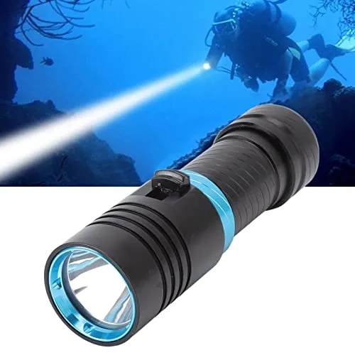 Garosa Lampe de plongée LED 5000LM IPX8 100 m