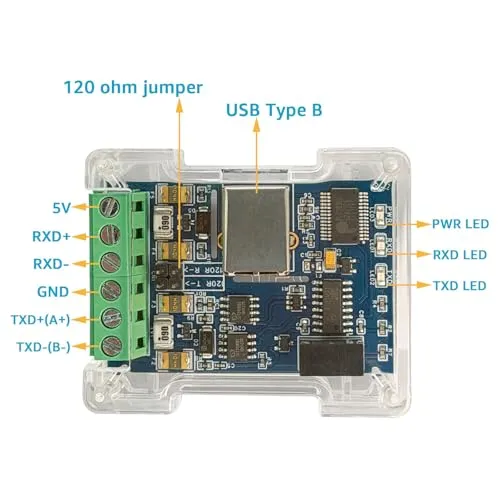 PLC Tech SH-U11H adaptateur USB RS485/RS422 isolé
