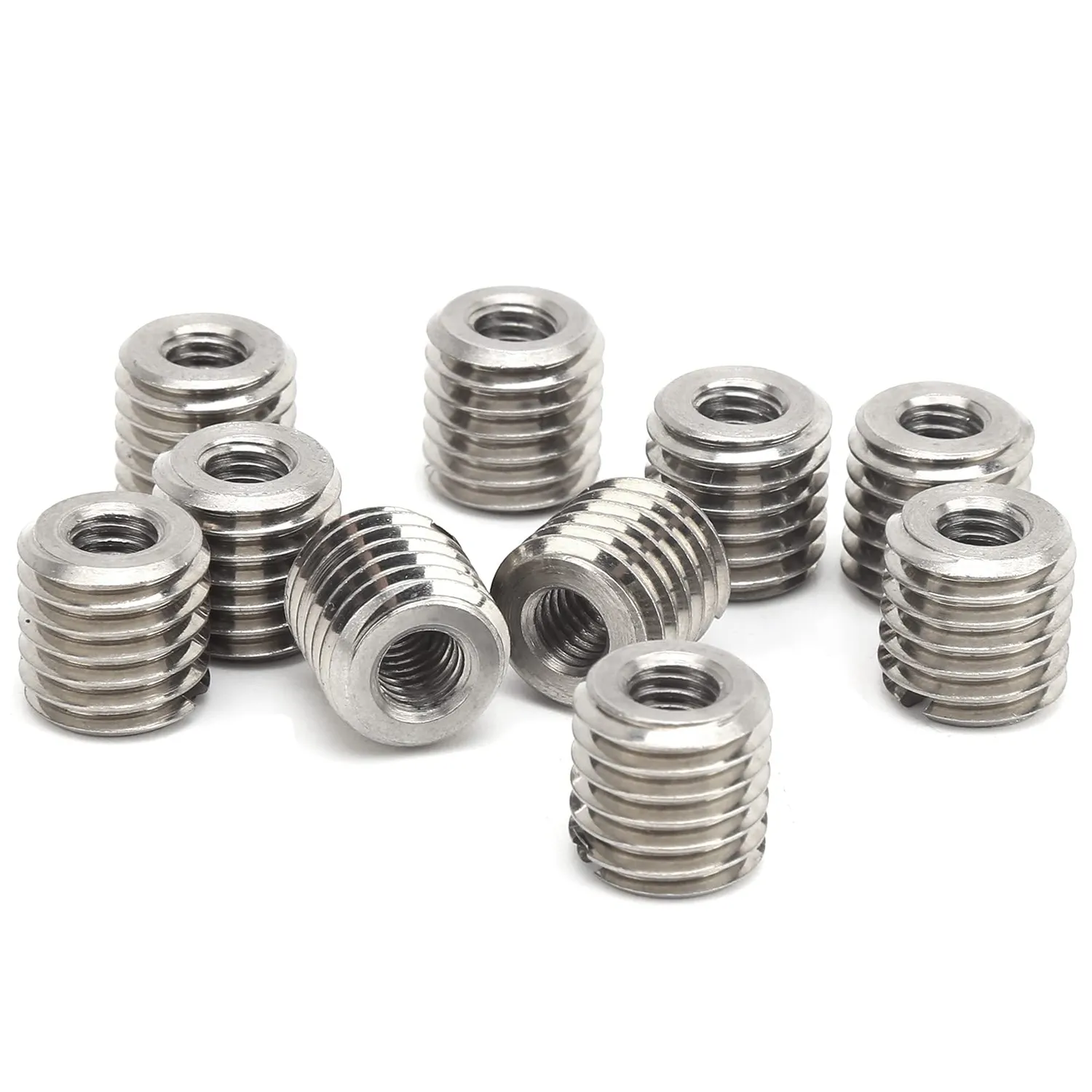 Garosa réducteur fileté M6x1,0 vers M12x1,75 acier inox 10 pièces