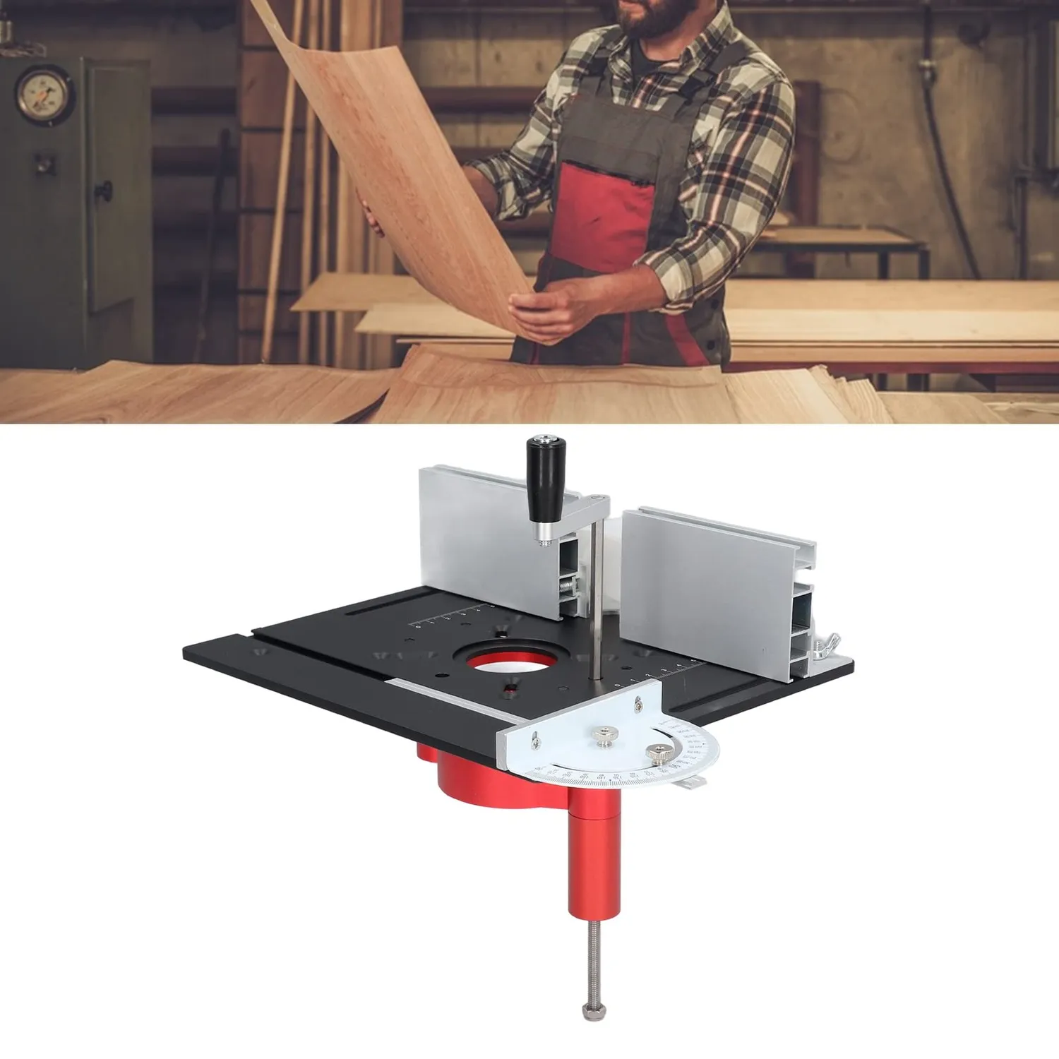 Garosa ascenseur défonceuse 0-47 mm rouge noir alu