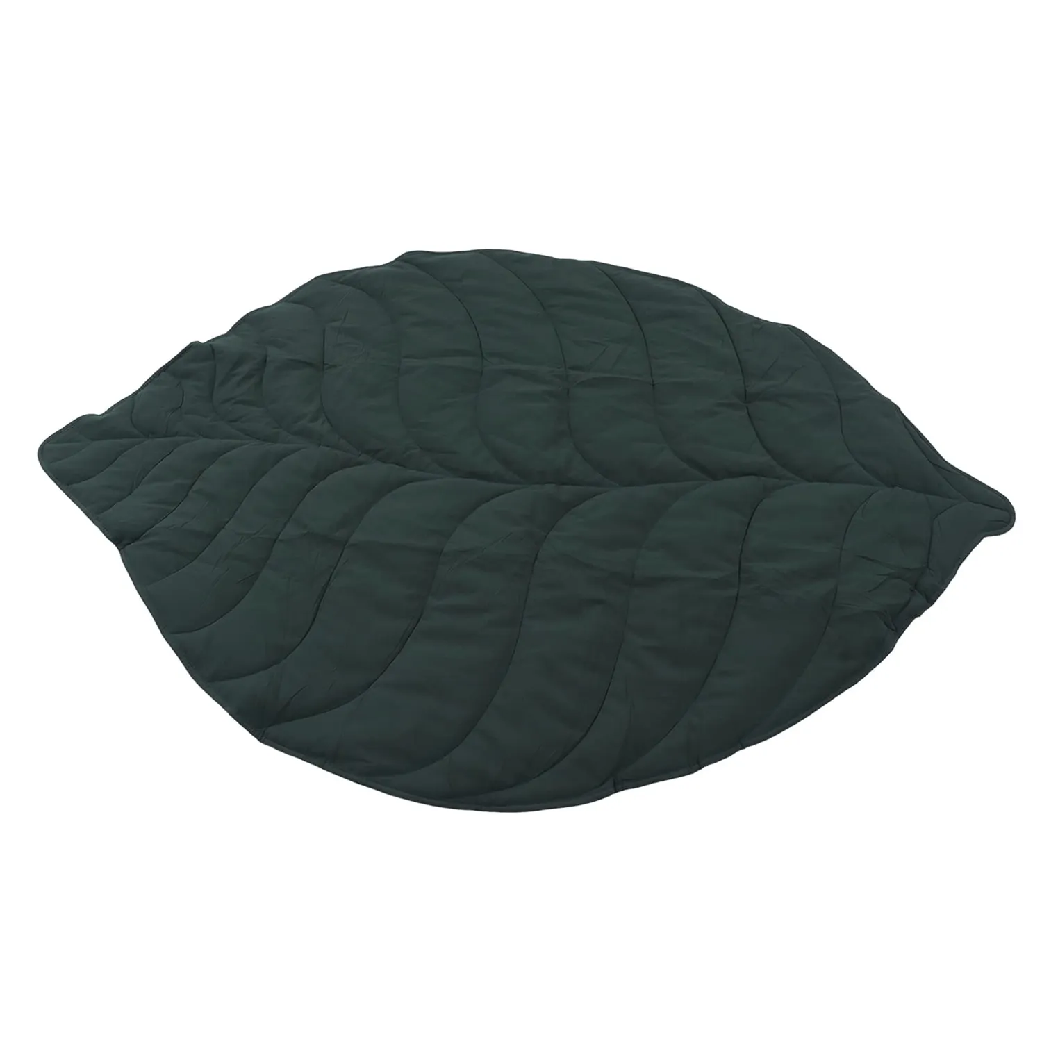Garosa tapis de jeu bébé feuille verte 143 × 107 cm en coton