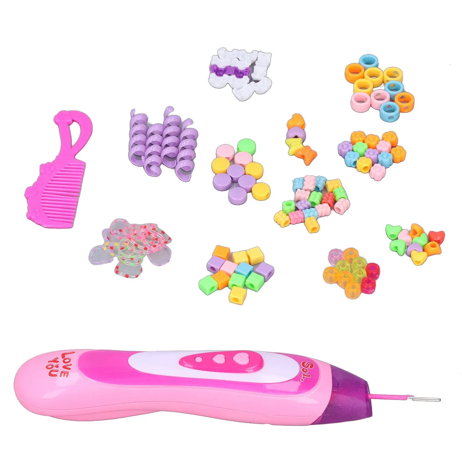 Garosa tresseuse électrique DIY pour cheveux, kit enfant