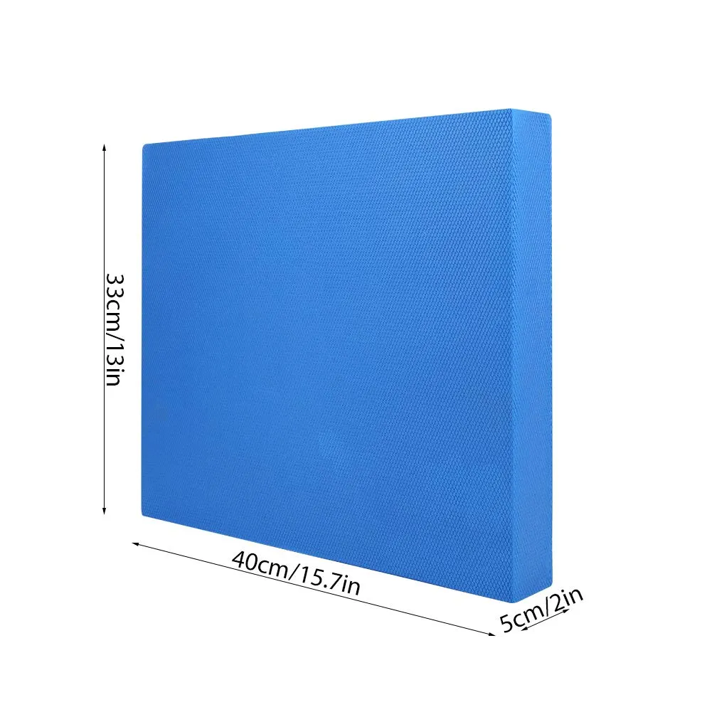 Garosa coussin yoga fitness TPE taille S bleu