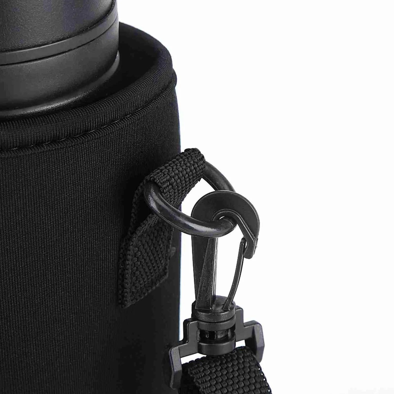 Garosa sac isotherme pour bouteille en néoprène noir