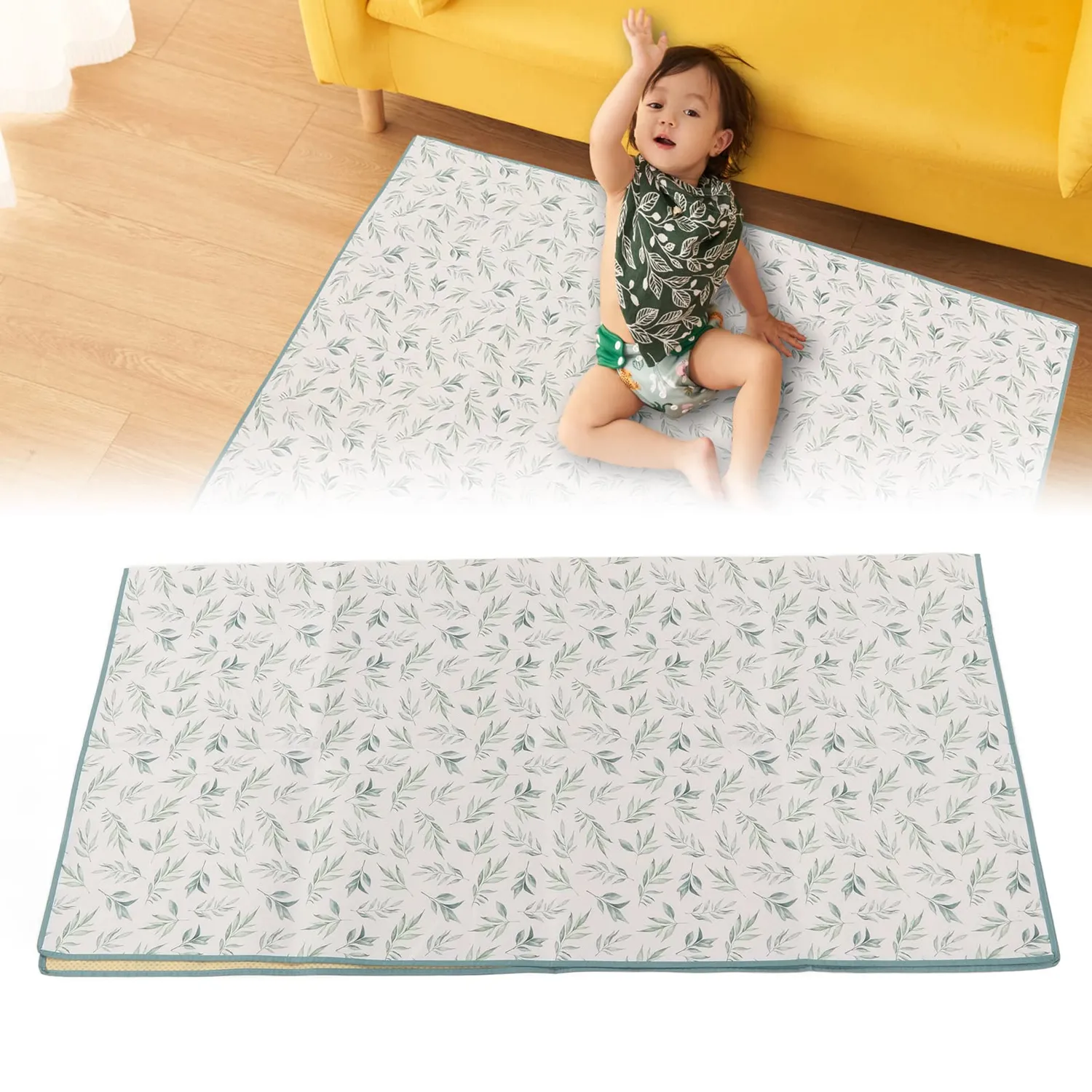 Garosa tapis de jeu étanche 110x110 cm pliable