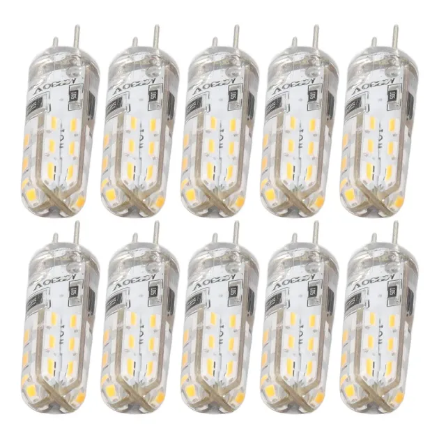 Garosa ampoules LED G4 3000K 1,5W 220V lot de 10 blanc chaud