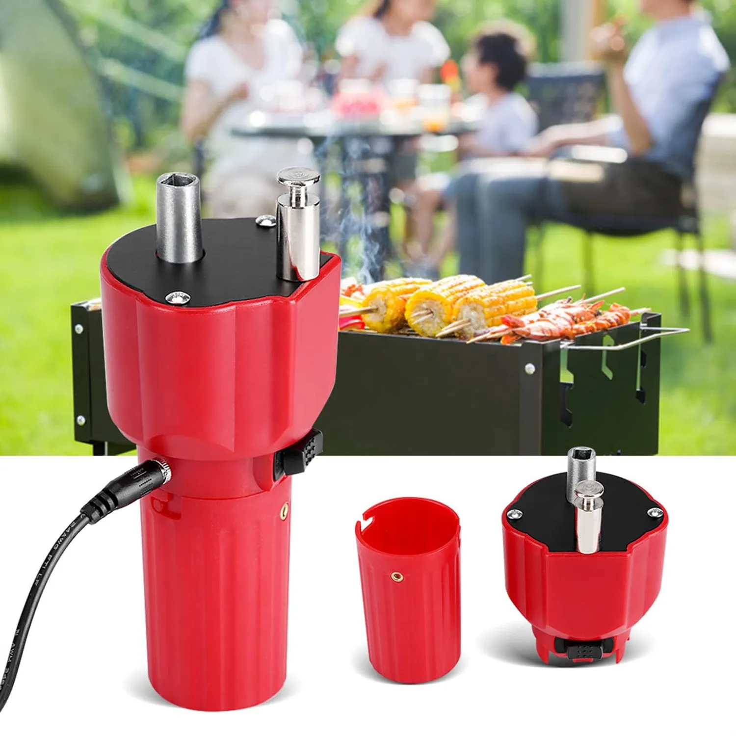 Garosa moteur de tournebroche électrique USB 5 V 4,2 tr/min