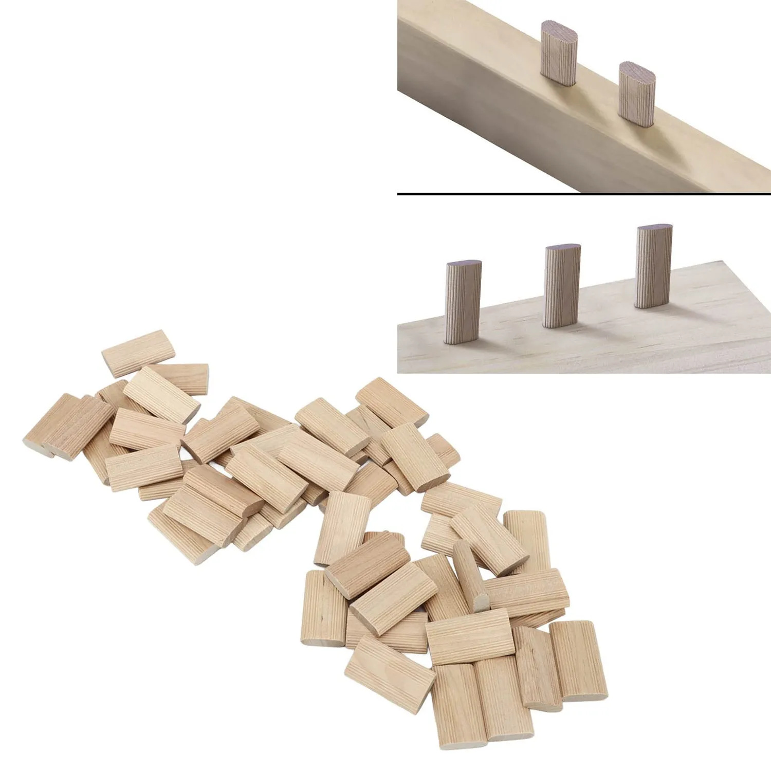 Garosa tenons lâches en hêtre 8 × 40 mm 50 pièces