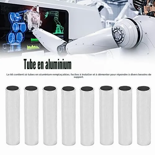 Garosa tube aluminium 6063 T5 10 × 12 mm, lot de 10
