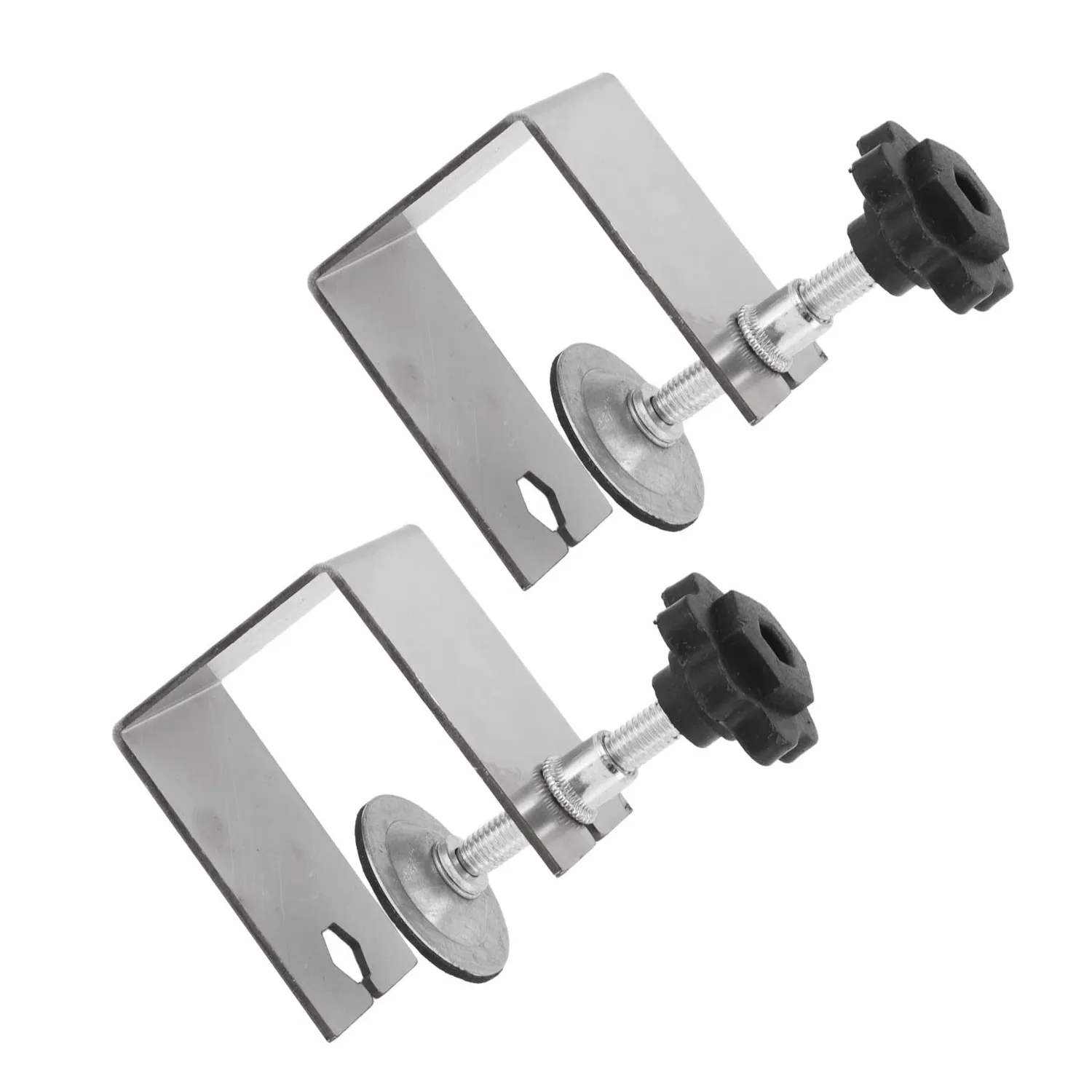 Garosa clip fixation façade tiroir acier lot de 2 pinces