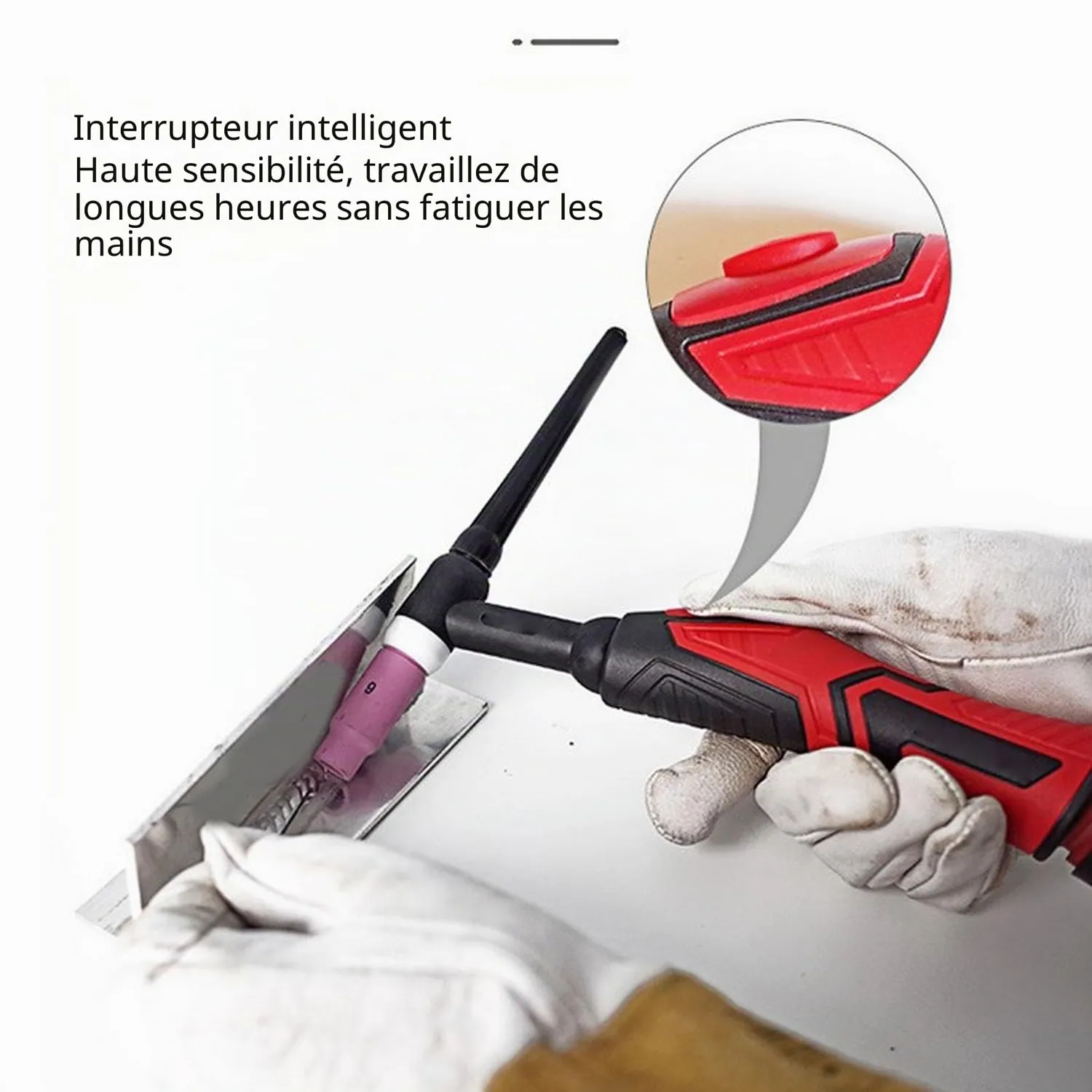 Garosa WP 17 tête de torche TIG avec accessoires rotative