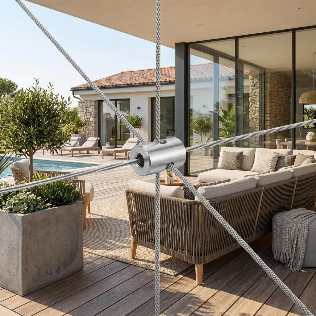 Garosa serre-câbles inox 316 M10 4 mm 10 pièces