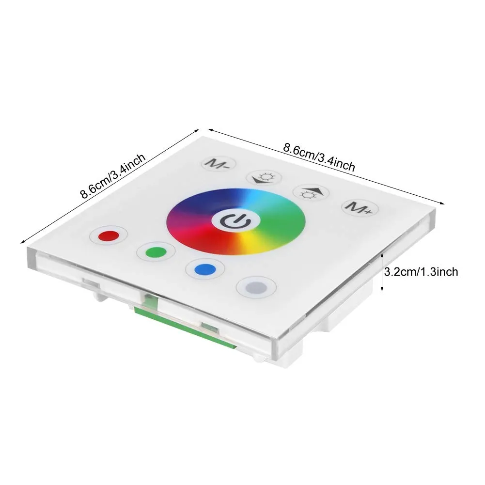 Garosa contrôleur RGBW tactile gradateur LED mural blanc