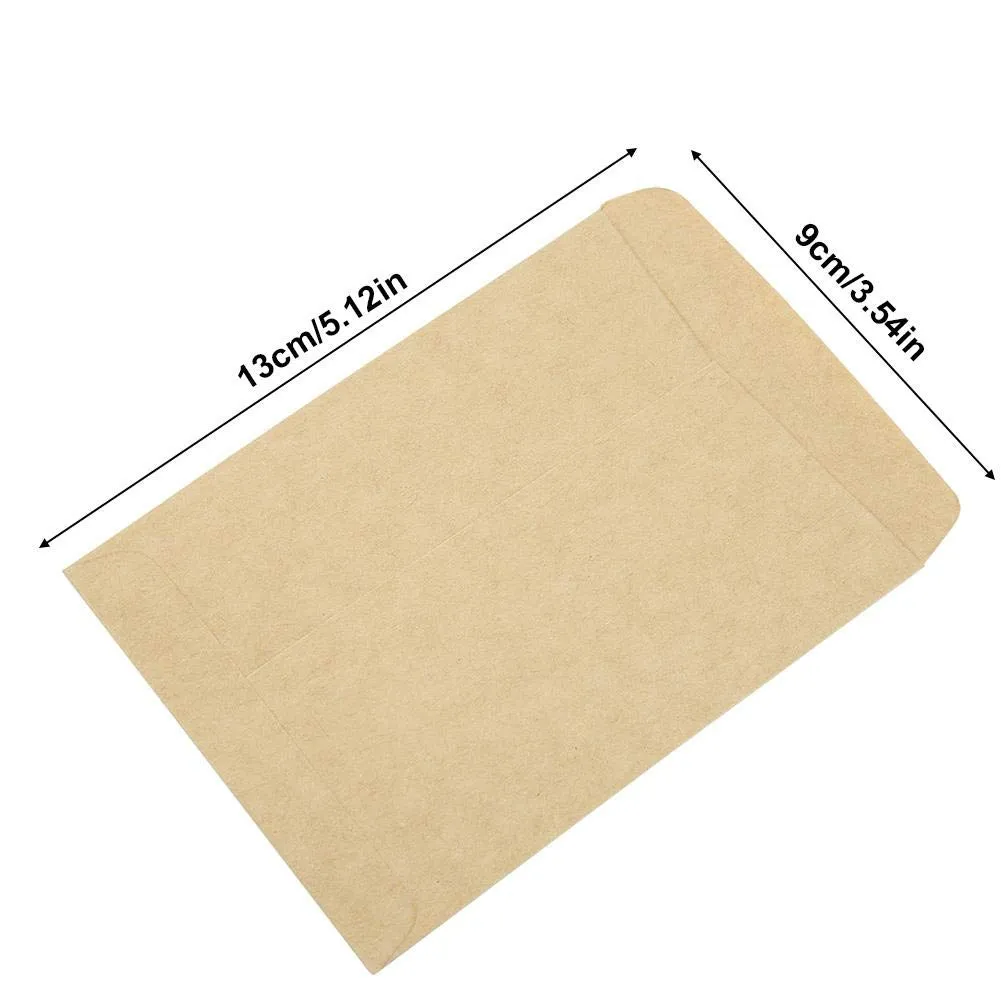 Garosa sachets à graines kraft 9 × 13 cm lot de 100