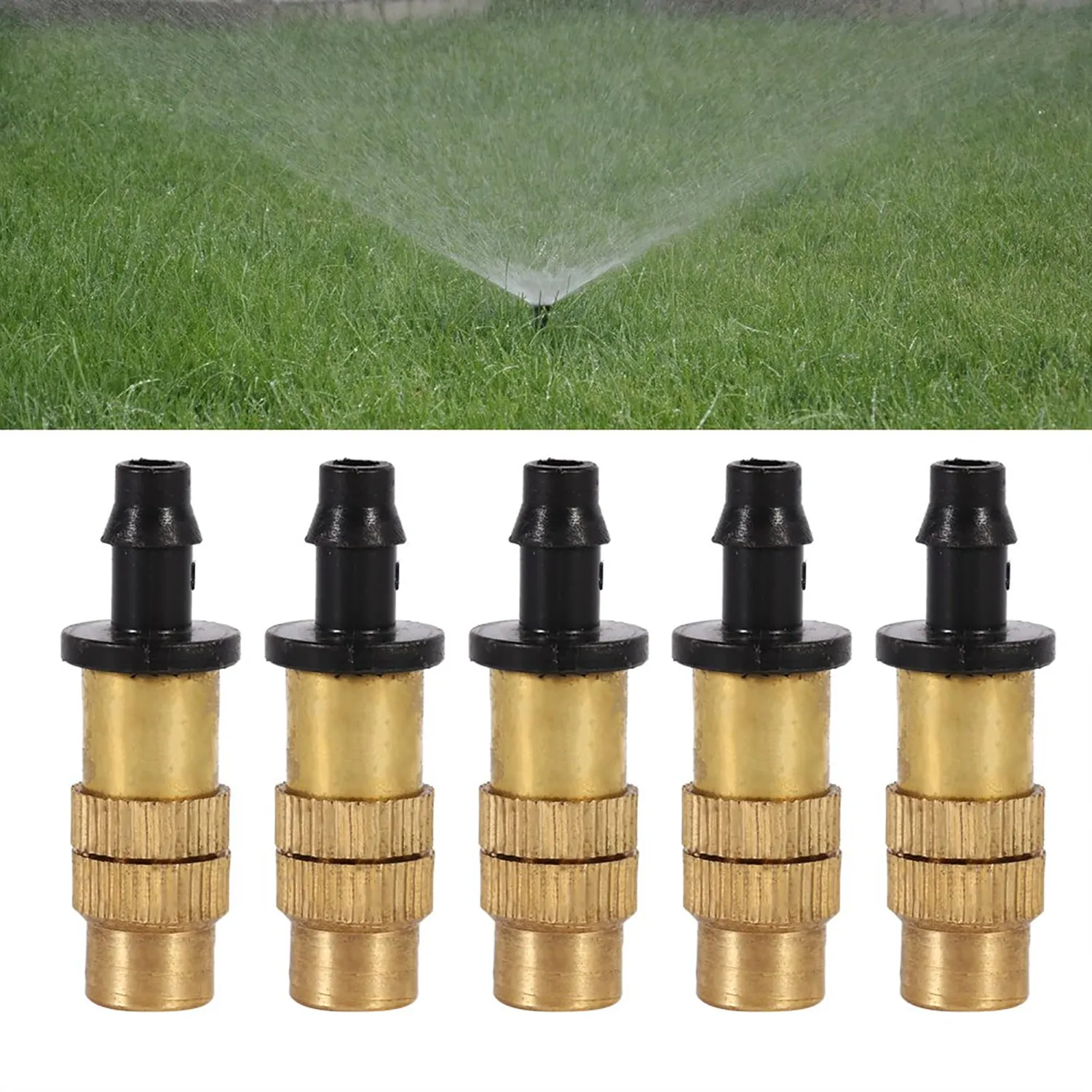 Garosa Buse de pulvérisation réglable 5 pièces en laiton