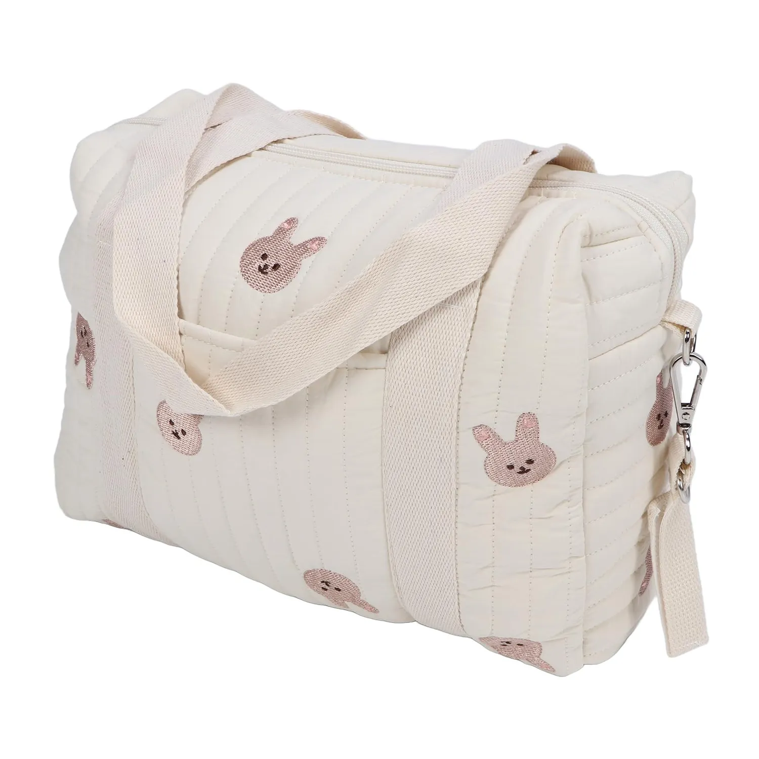 Garosa Sac à Langer Poussette Coton Lapin Grande Capacité