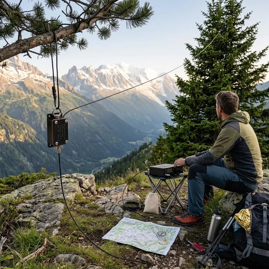 Garosa Antenne HF portable 3-30 MHz balun 1:49