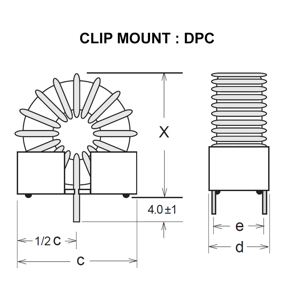 Talema DP Series inductance de puissance pour alimentation