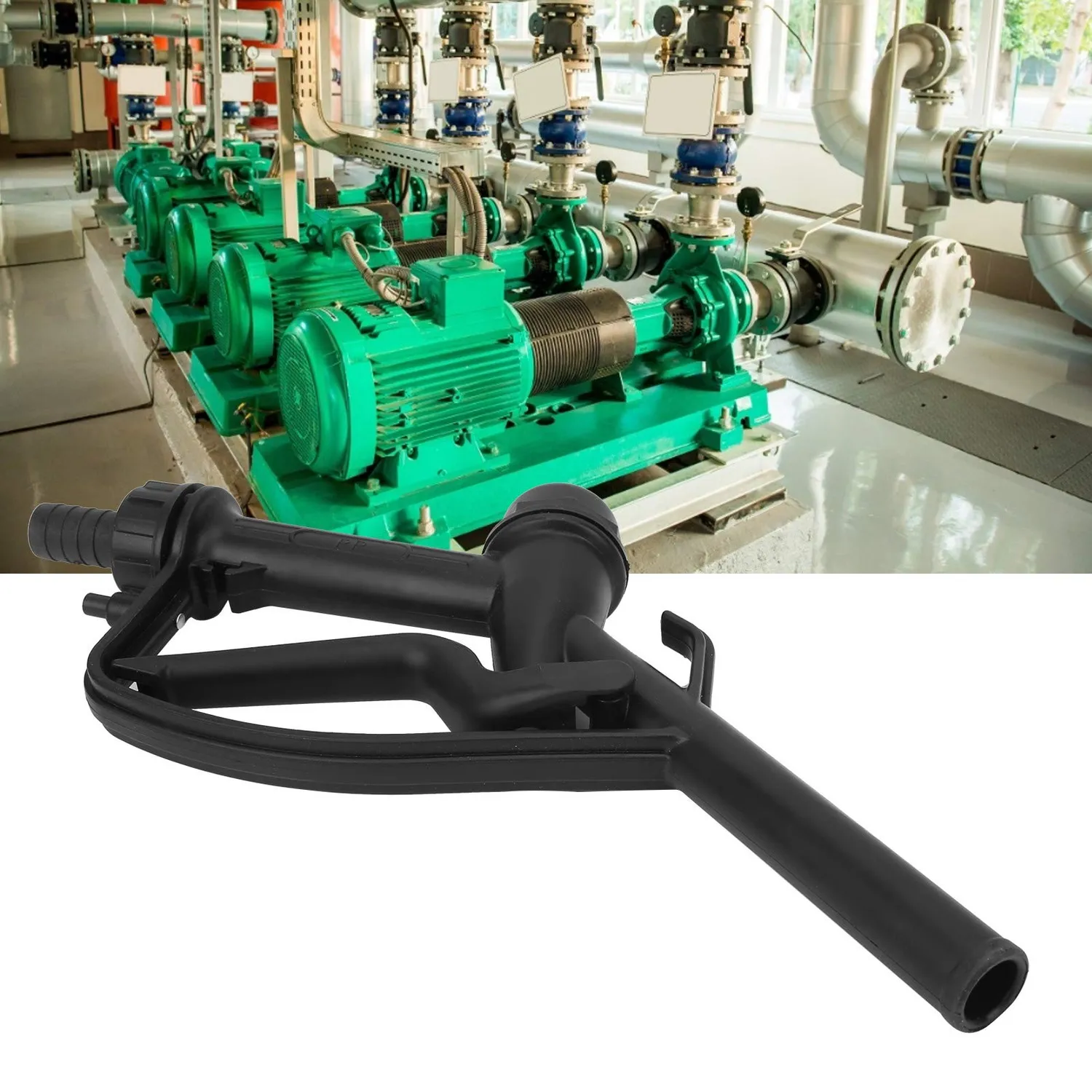 Garosa buse pistolet carburant plastique noir chimie