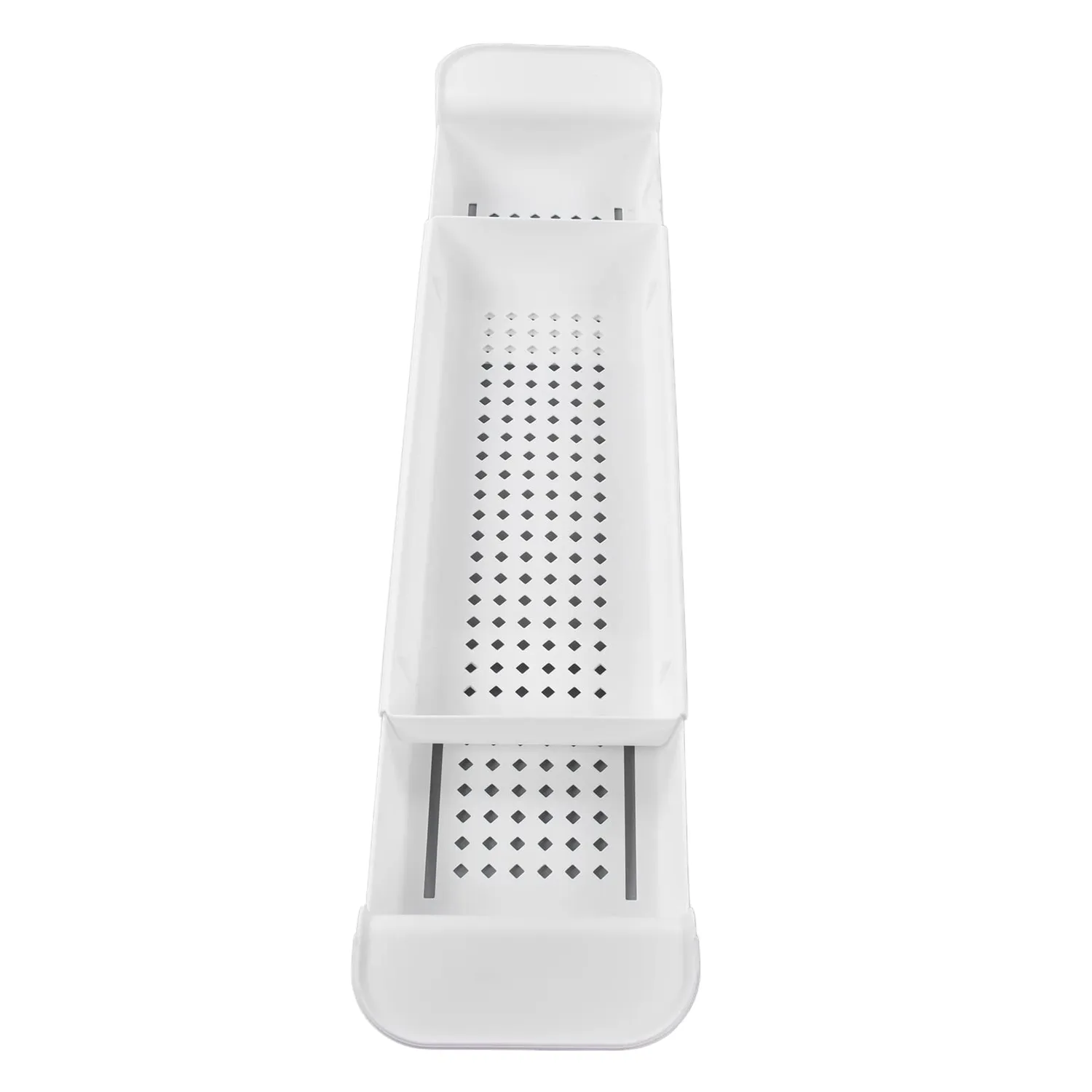 Garosa Plateau Baignoire Extensible Blanc PP Antidérapant