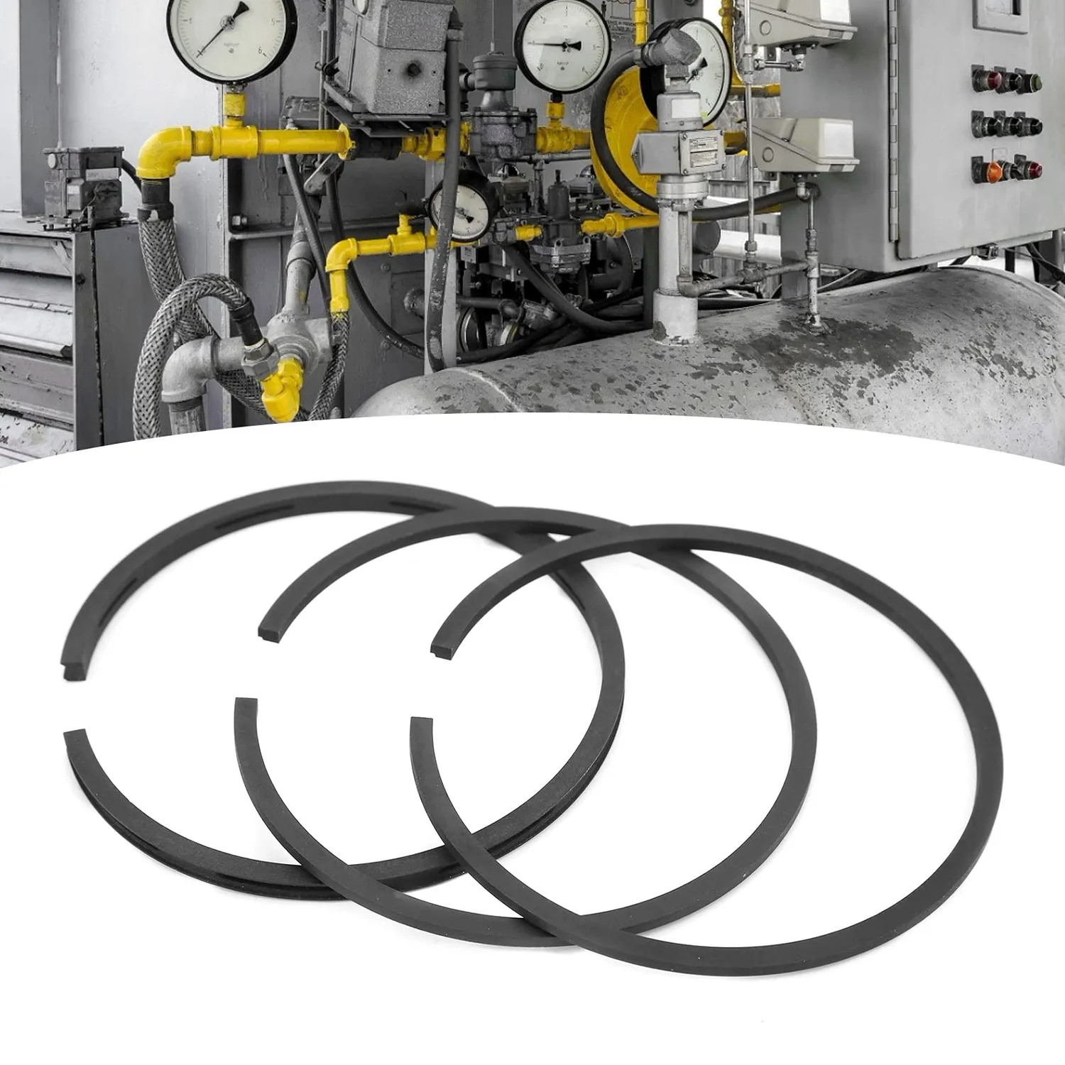 Garosa segments piston 80 mm compresseur 3 pièces