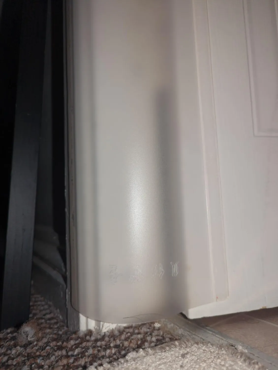 Garosa protection anti-pincement de porte 160 × 17 cm givrée