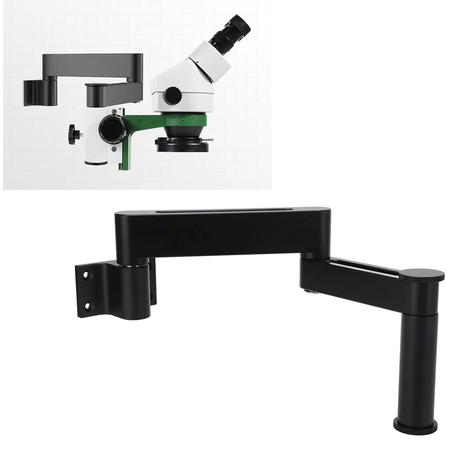 Garosa bras microscope rotatif 360° support bureau 20 kg