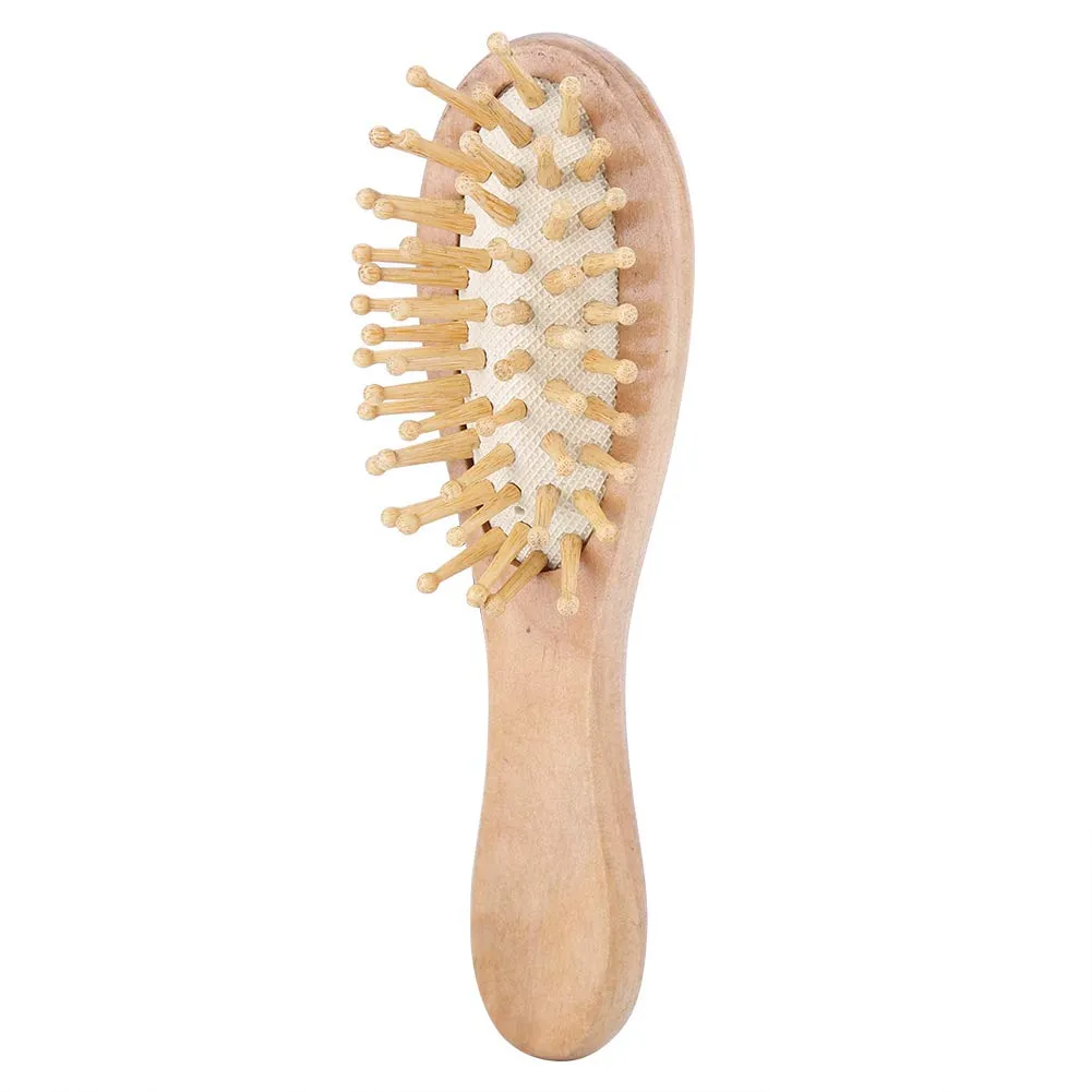 Garosa brosse à cheveux bébé poils de chèvre et bois