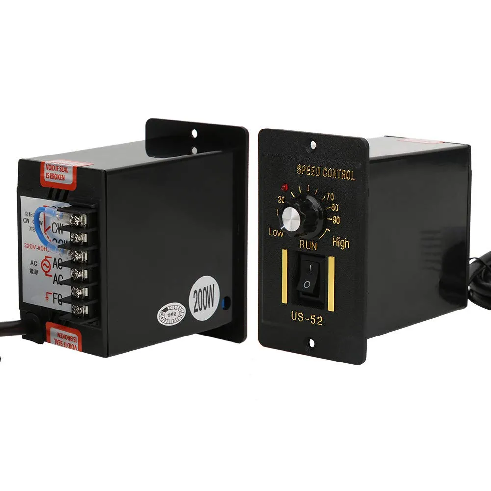 Garosa US-52 contrôleur de vitesse moteur 200 W AC 220 V