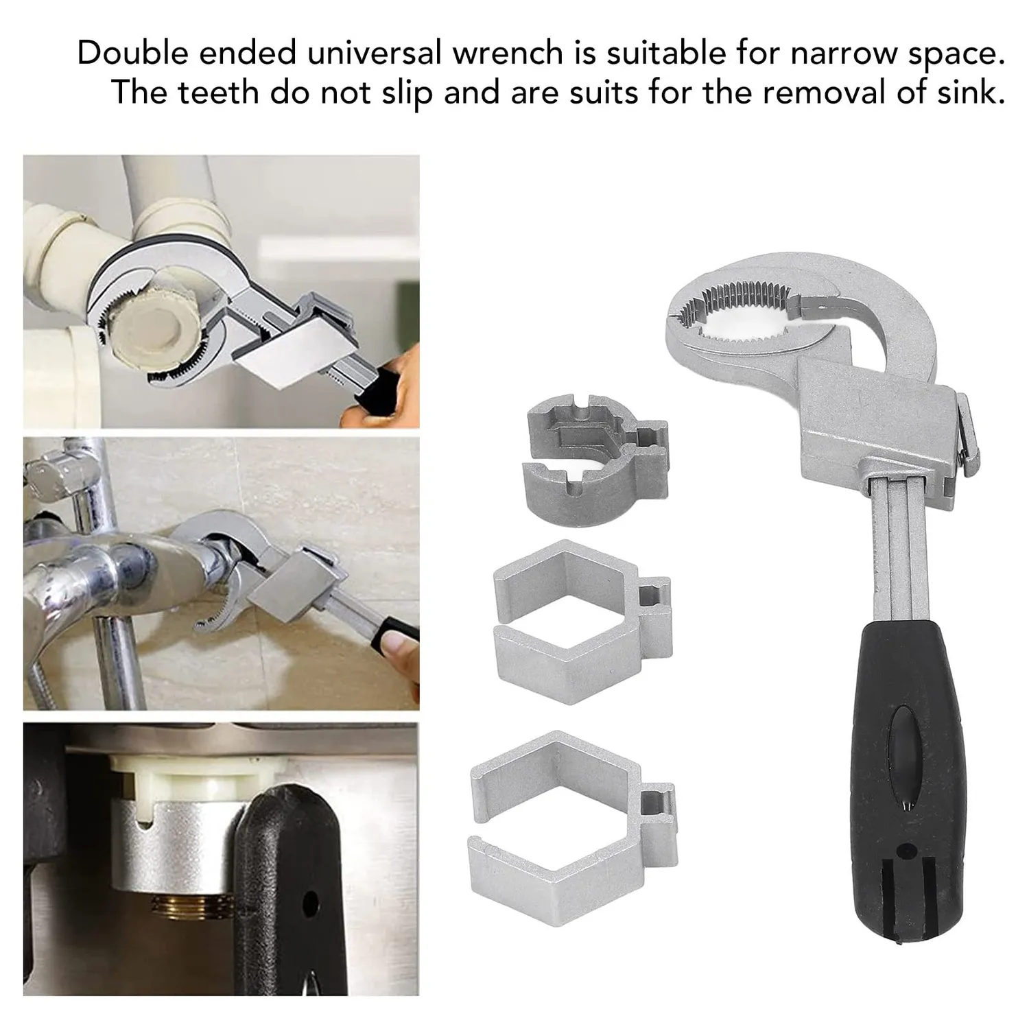 Garosa clé robinet multifonction aluminium 80 mm
