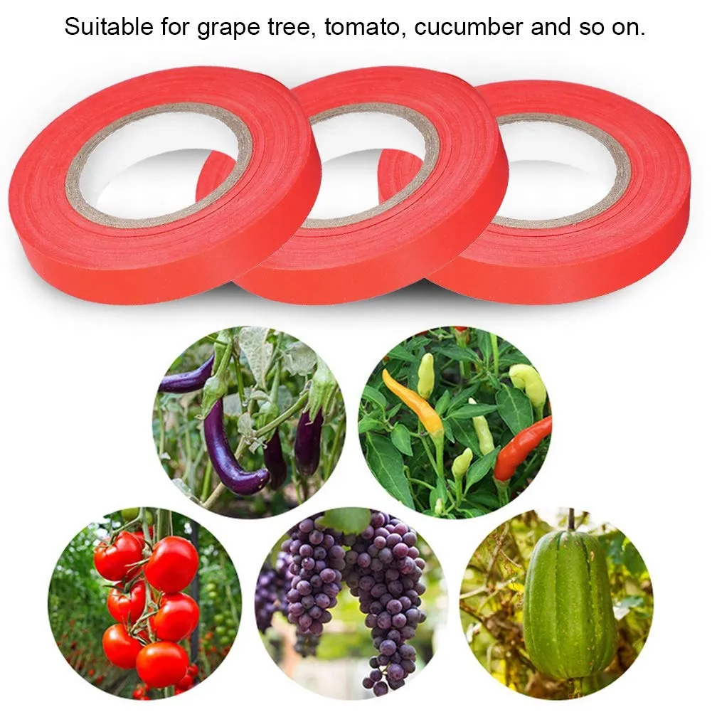 Garosa ruban de jardinage élastique rouge 20 pièces réutilisable