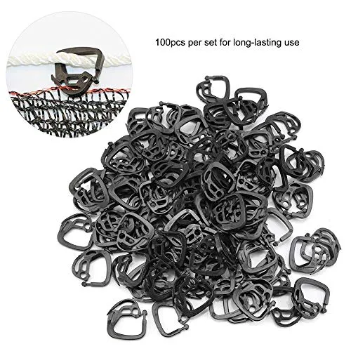 Garosa crochets de serre 100 pièces en plastique 3,5 × 3,3 cm