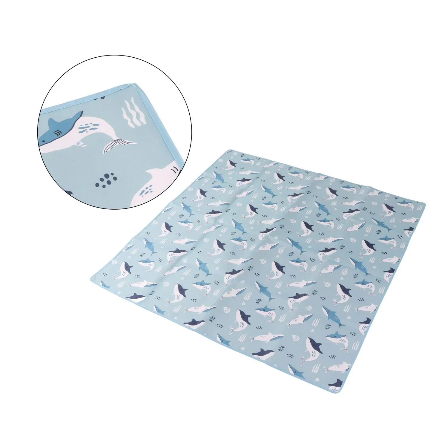 Garosa Tapis Chaise Haute Bébé Imperméable 110x110