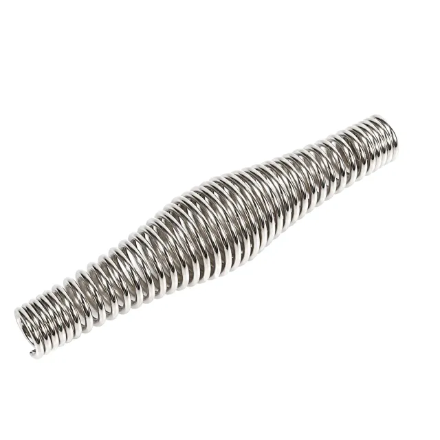 Garosa poignée à ressort pour barbecue 14 cm acier nickelé