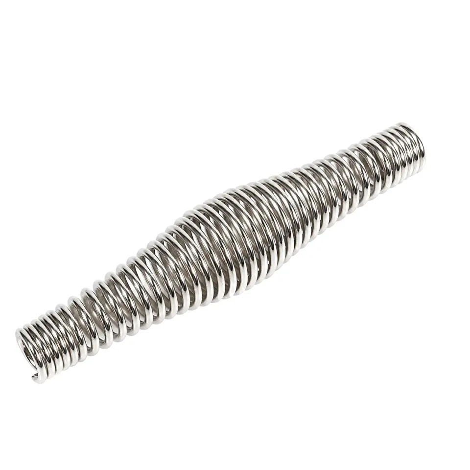 Garosa poignée à ressort pour barbecue 14 cm acier nickelé