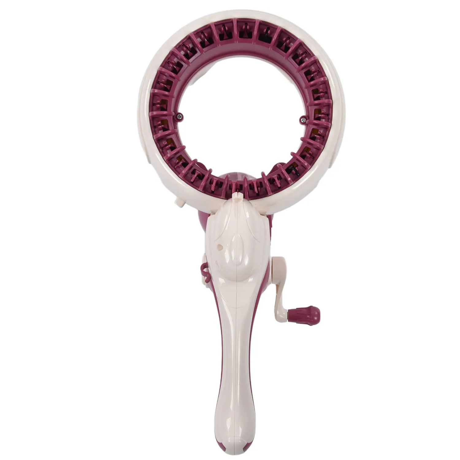 Garosa machine à tricoter ronde manuelle 2 bases compacte