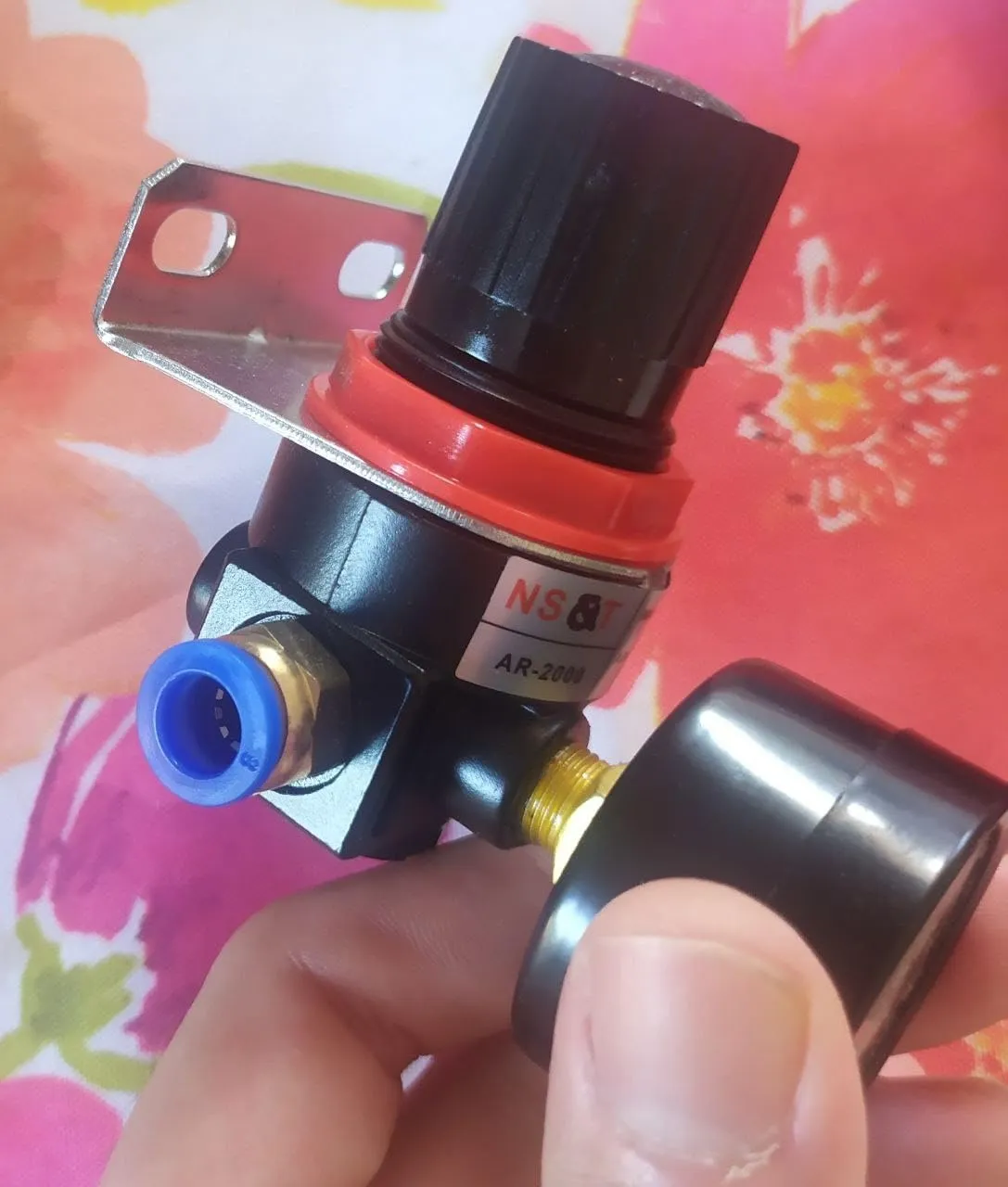 Garosa régulateur pneumatique 8 mm avec manomètre 0,1–1 MPa