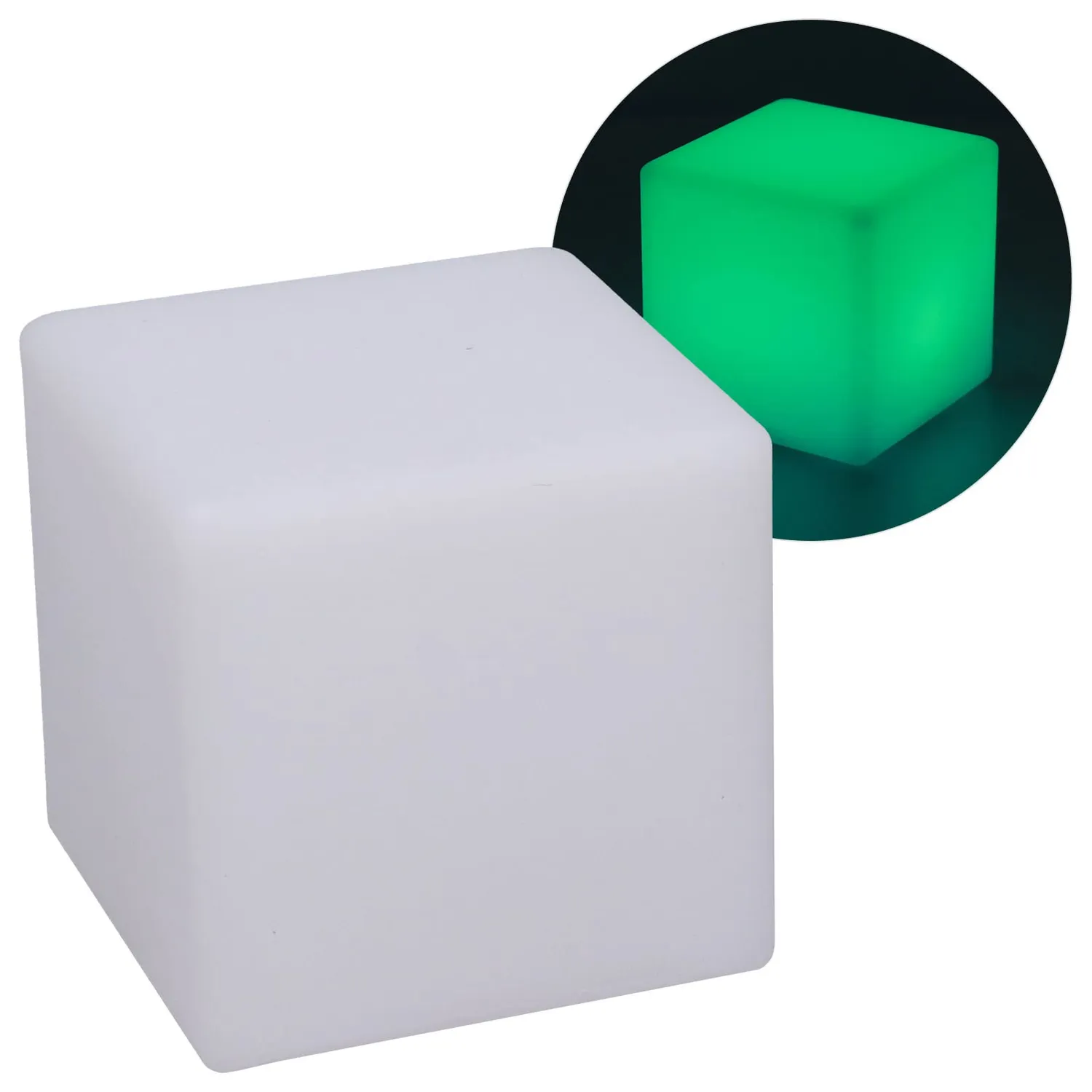 Garosa lampe cube LED RGBW 16 couleurs télécommande piles AAA