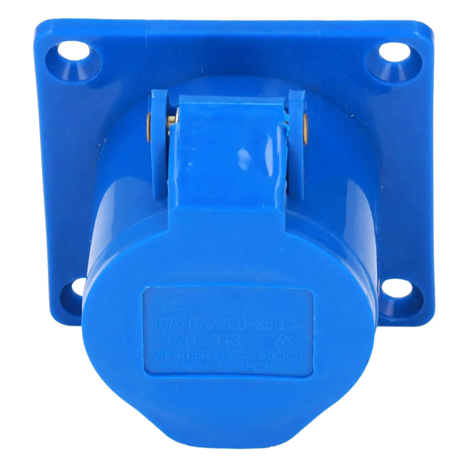 Garosa prise industrielle dissimulée 3 broches CEE IP44 bleue 220–250 V