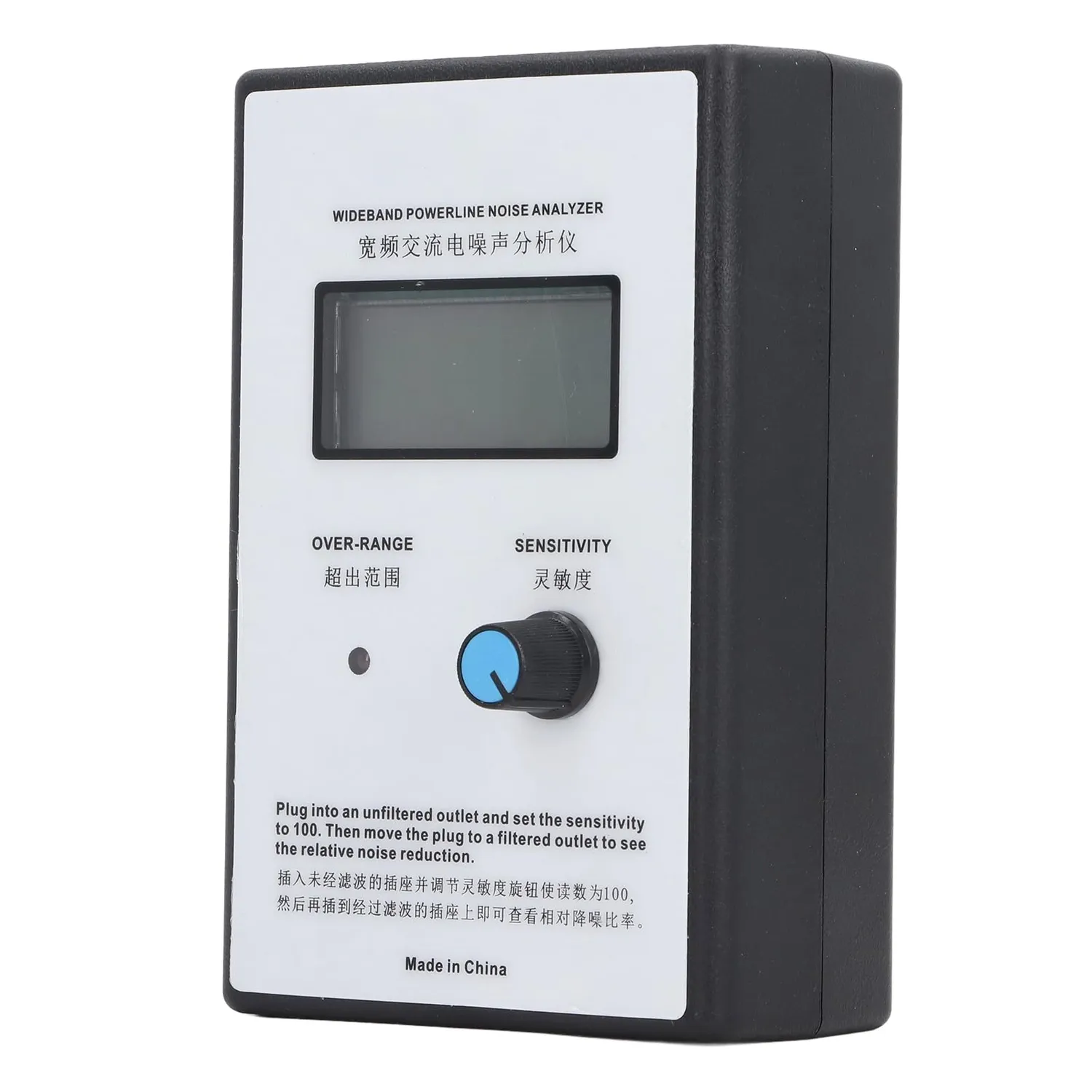 Garosa analyseur bruit secteur 300-700 kHz LCD