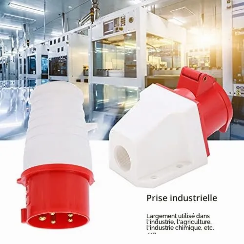 Garosa prise triphasée industrielle 16 A 5 broches IP44