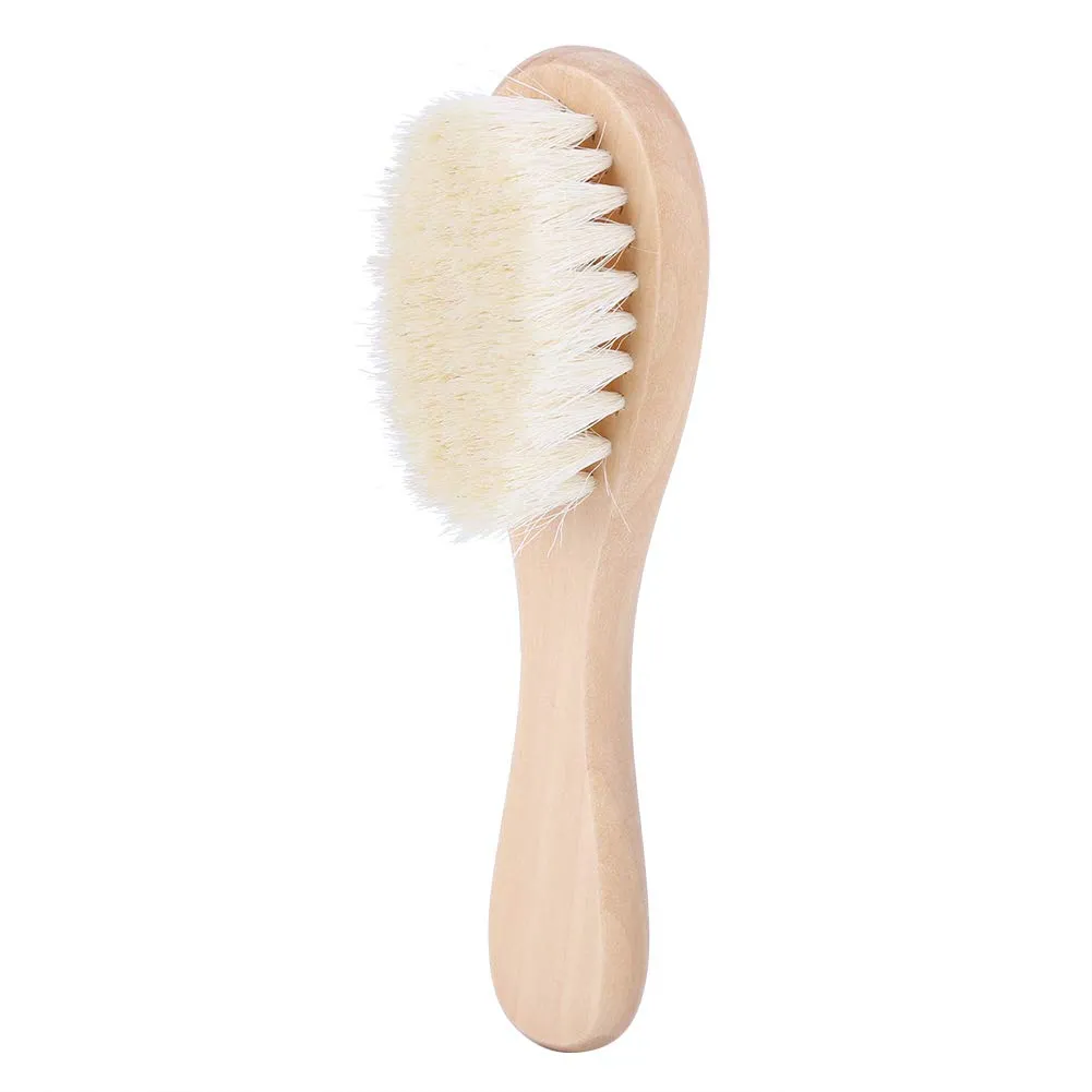 Garosa brosse à cheveux bébé poils de chèvre et bois