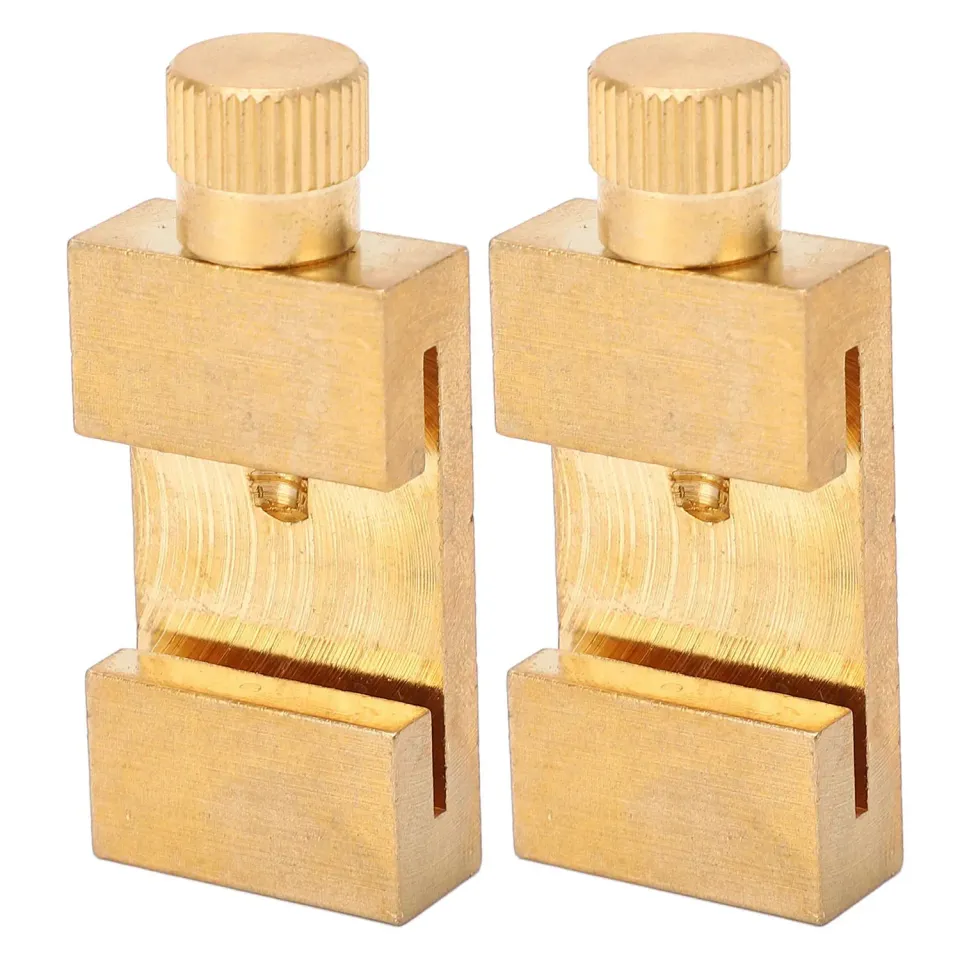 Garosa bloc de traçage en laiton pour règle, lot de 2