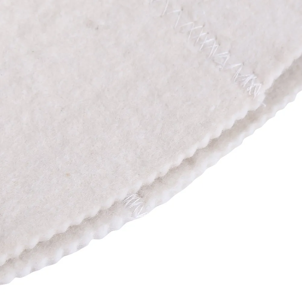Garosa bonnet de sauna en feutre de laine blanc