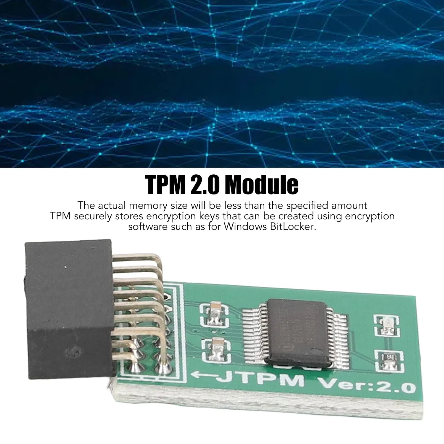 Garosa TPM 2.0 module de sécurité LPC 14 broches